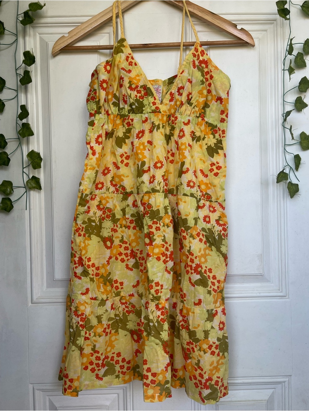 vintage split summer dress